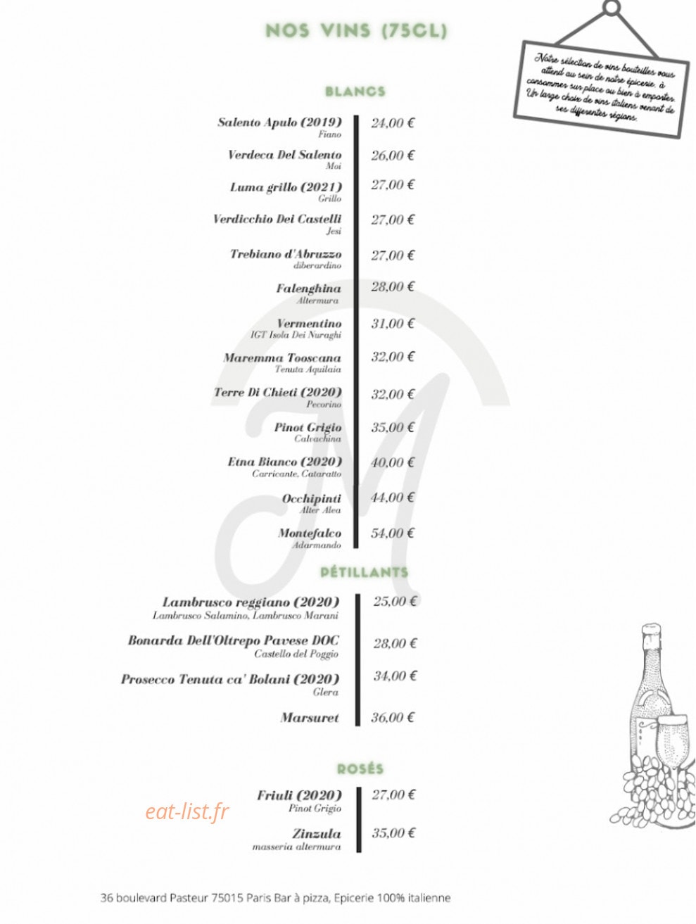 Mille Grazie — carte page 5