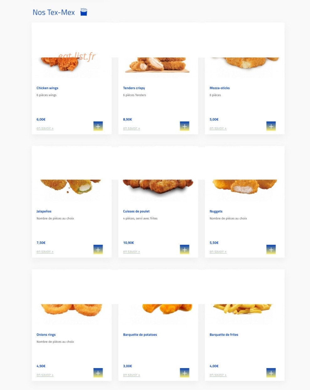 Mister Naan — carte page 8