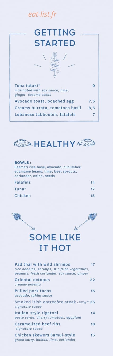 N’Cafe — carte page 2