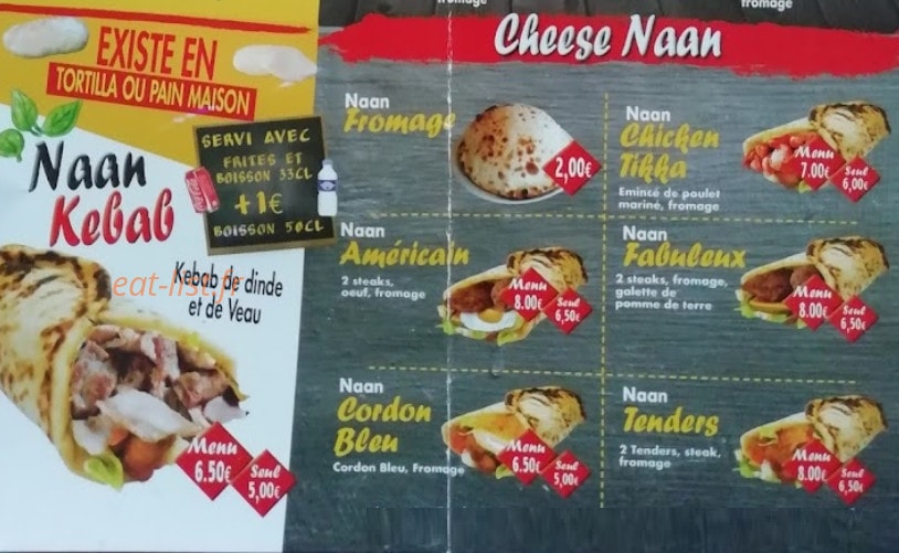 Naan style — carte page 4