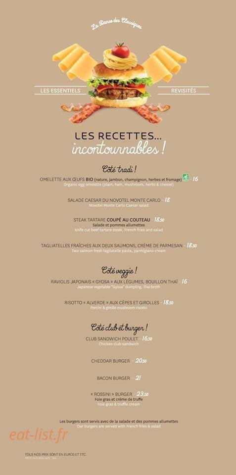 Novotel — carte page 2