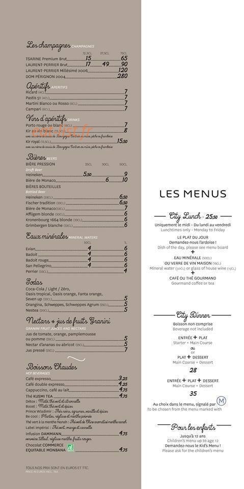 Novotel — carte page 6