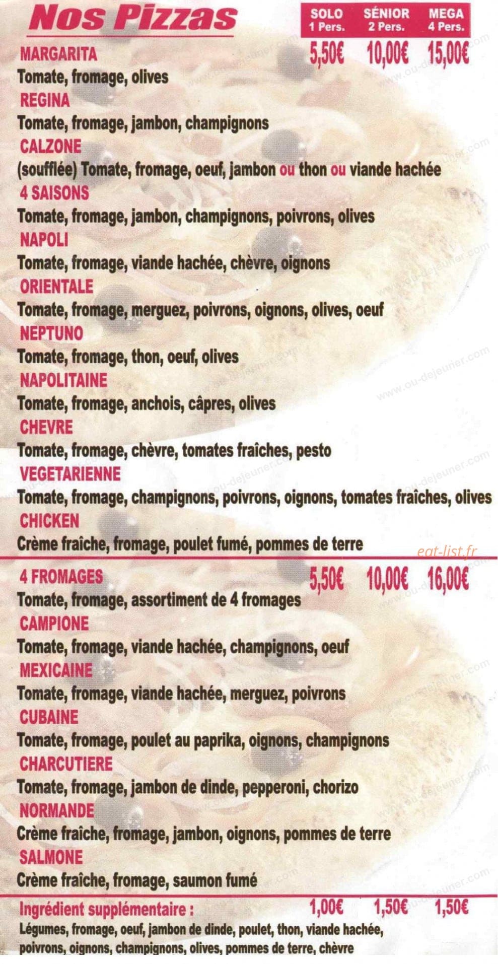 O'Dukys — carte page 2