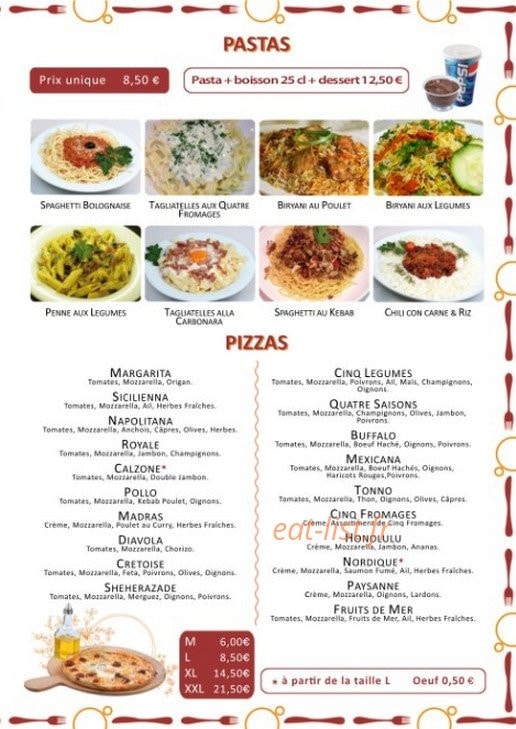 Oh Mamie Cafe — carte page 2