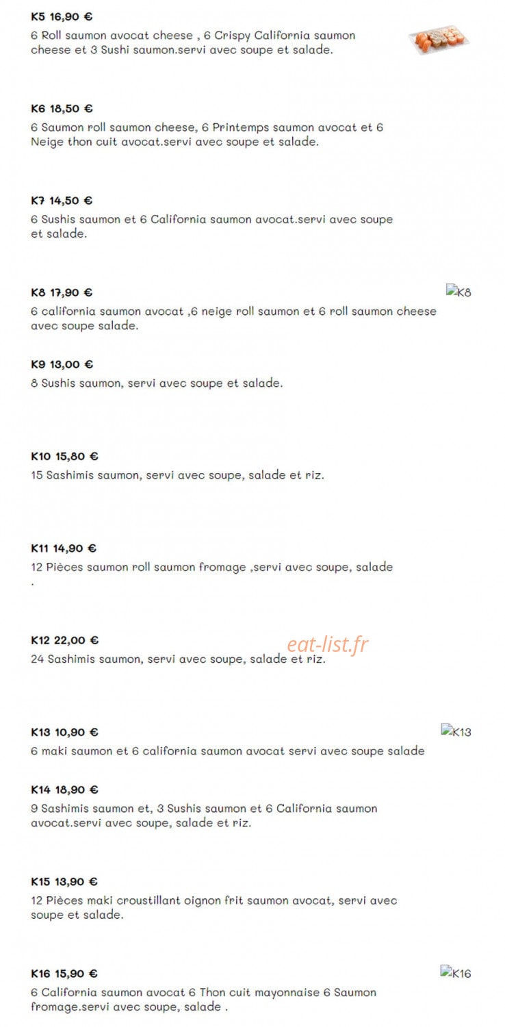 Okito Wok — carte page 2