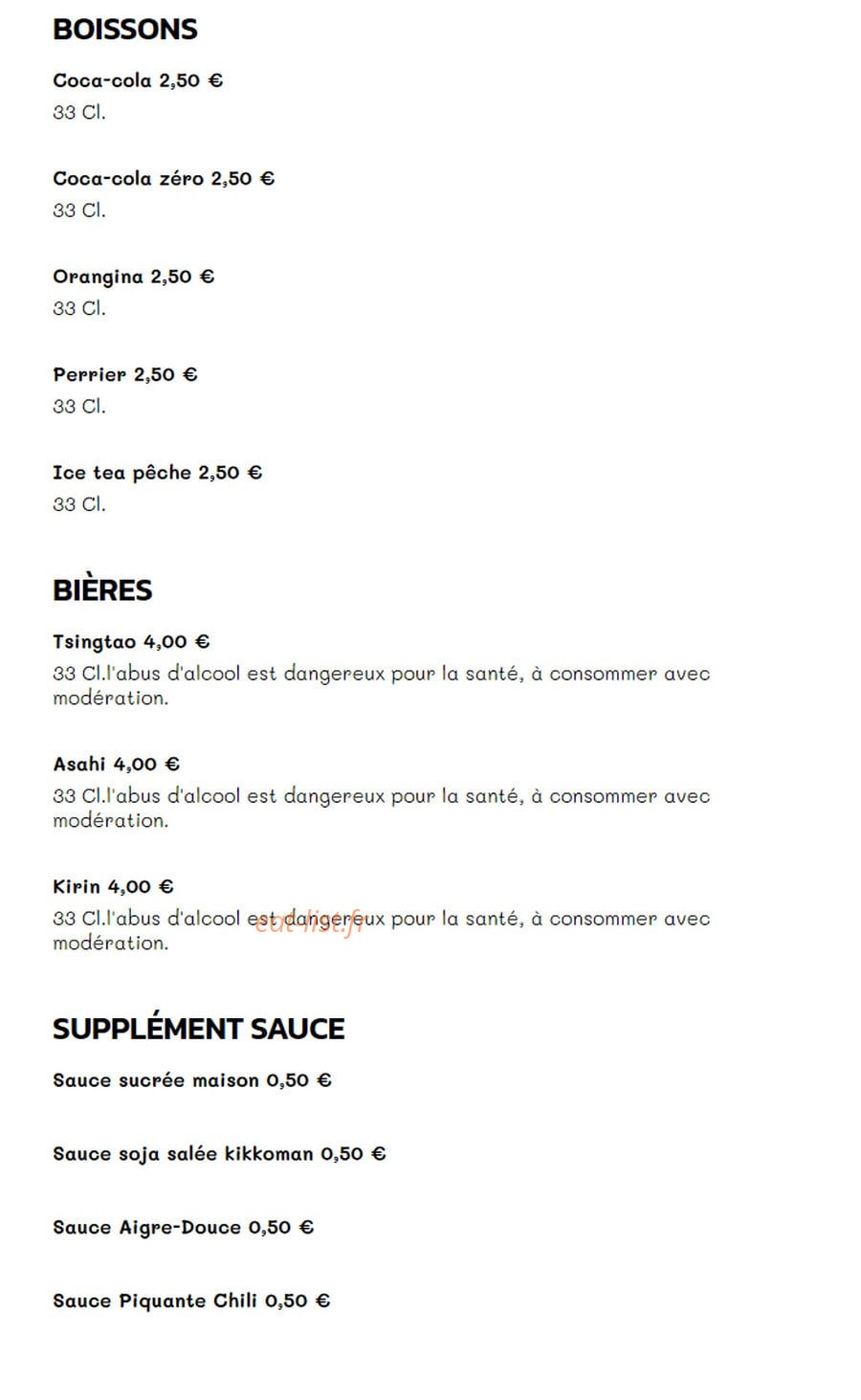 Okito Wok — carte page 10