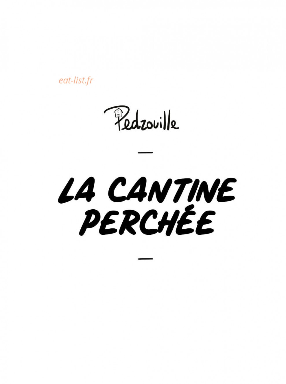 Pedzouille La Grange — carte page 1