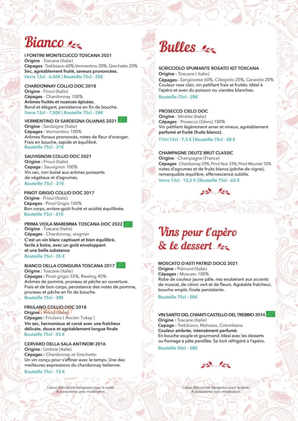 Perlamatta — carte page 2