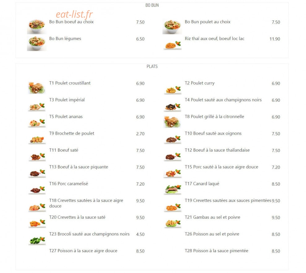 Petit wok — carte page 3