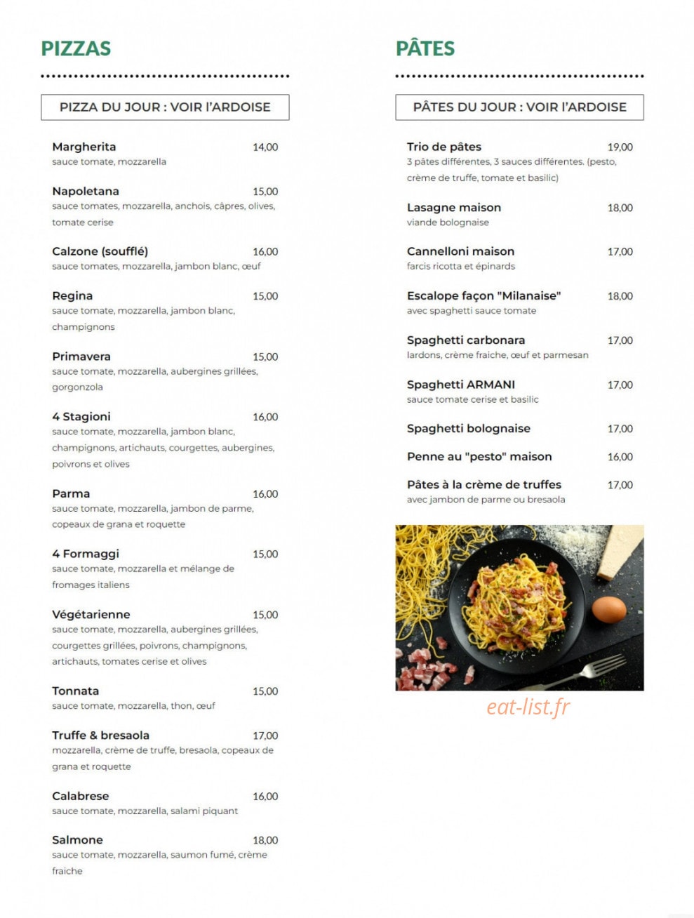 Pietro Commerce — carte page 2