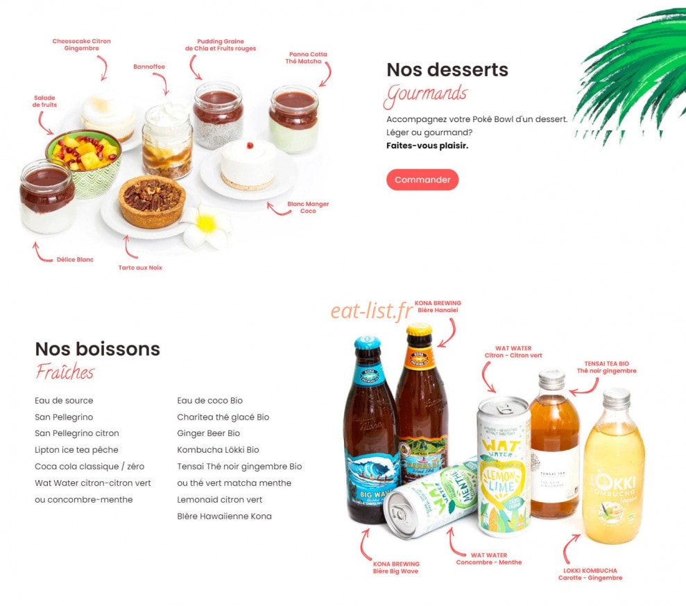 Poké Bar — carte page 3