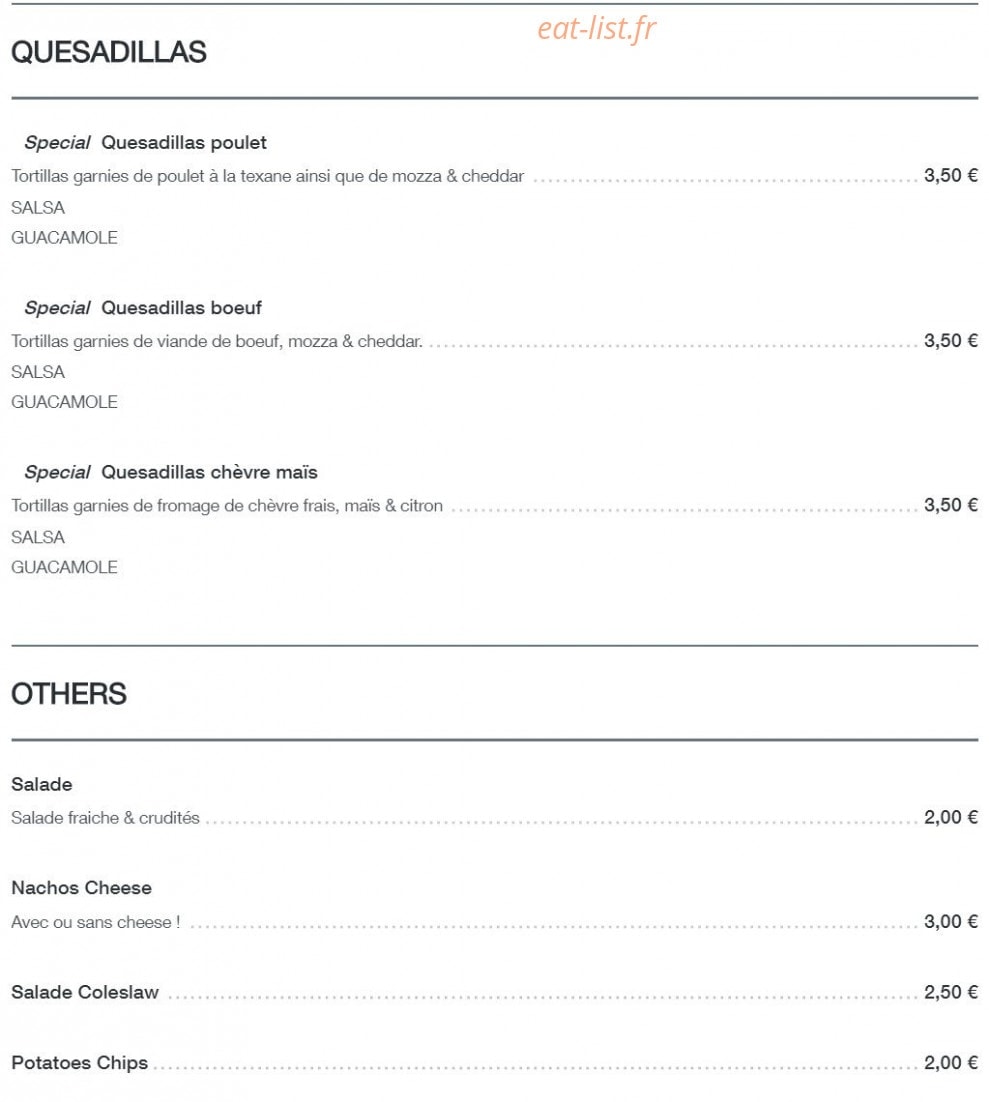 Quack’s — carte page 4
