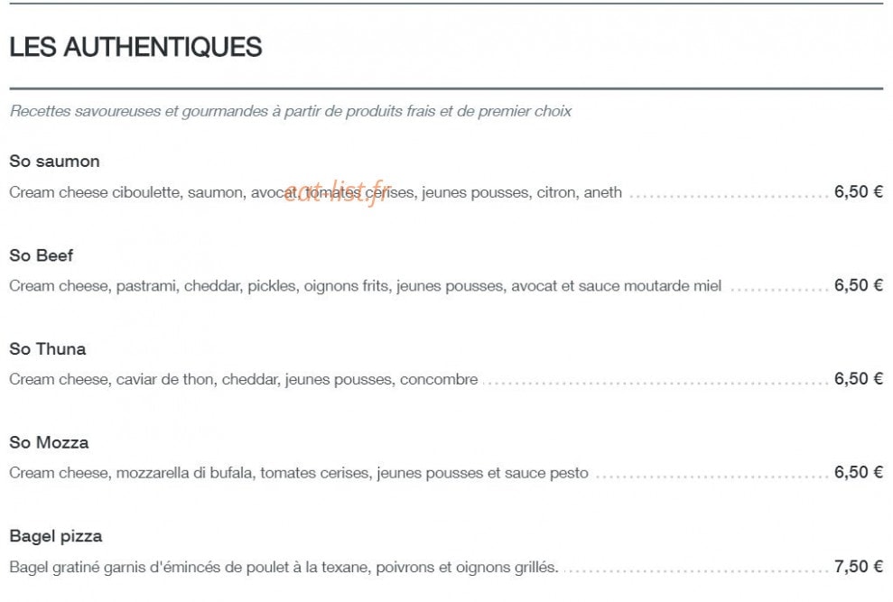 Quack’s — carte page 3