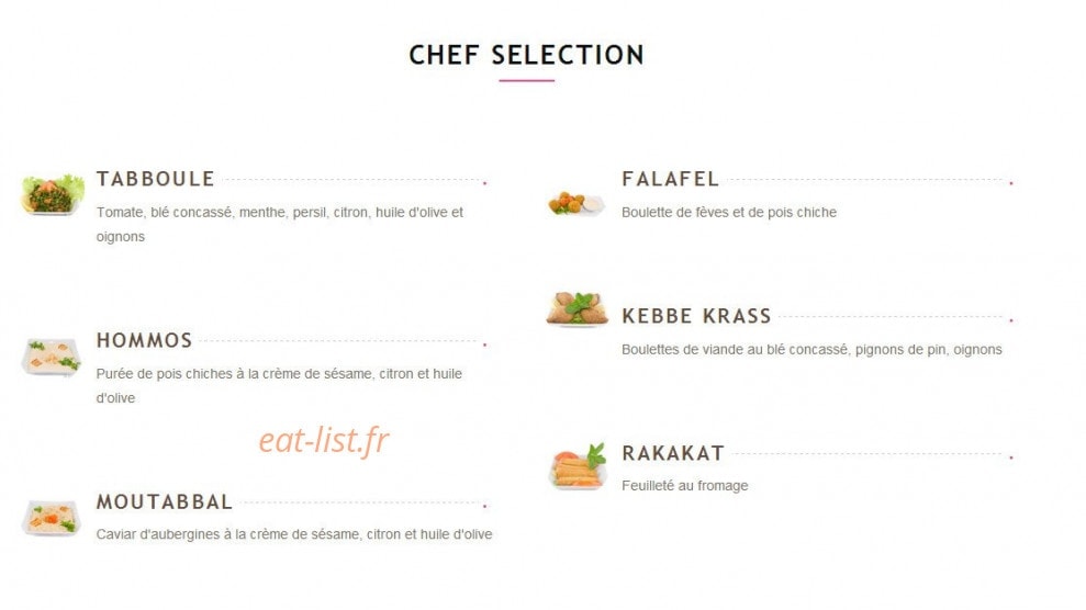 Restaurant Samaya — carte page 1