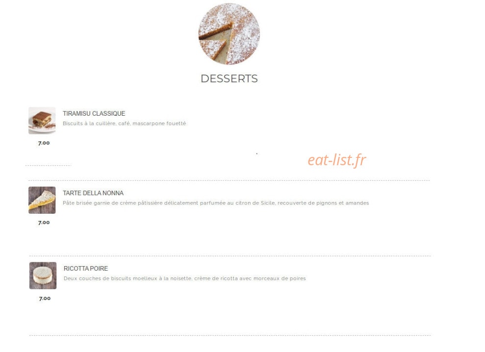 Senso Pizza — carte page 10