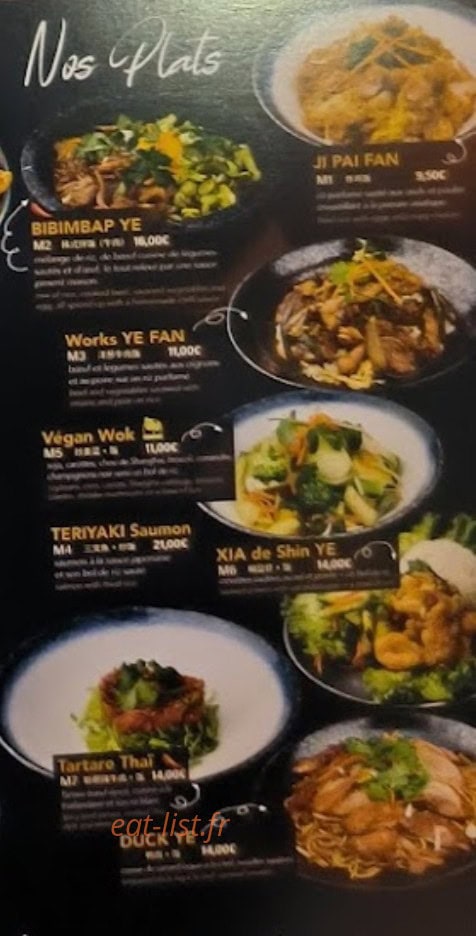 Shin Ye — carte page 2