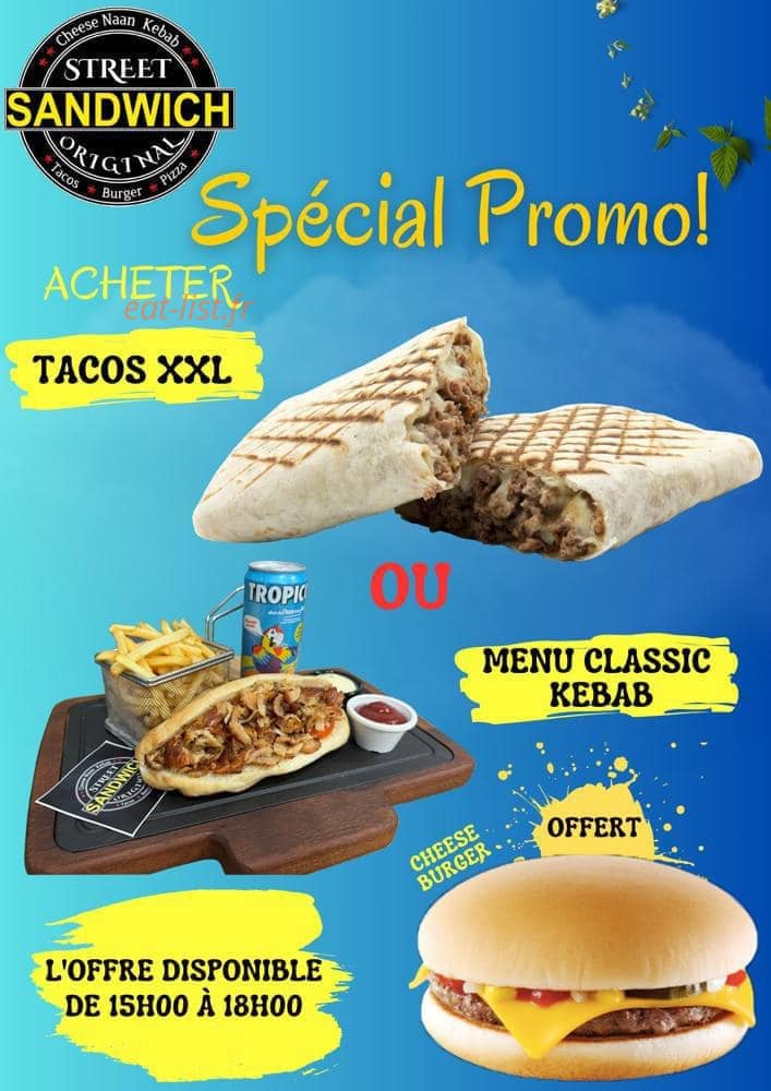 Street sandwich — carte page 2