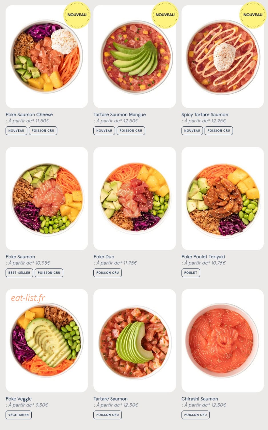 Sushi Daily — carte page 9