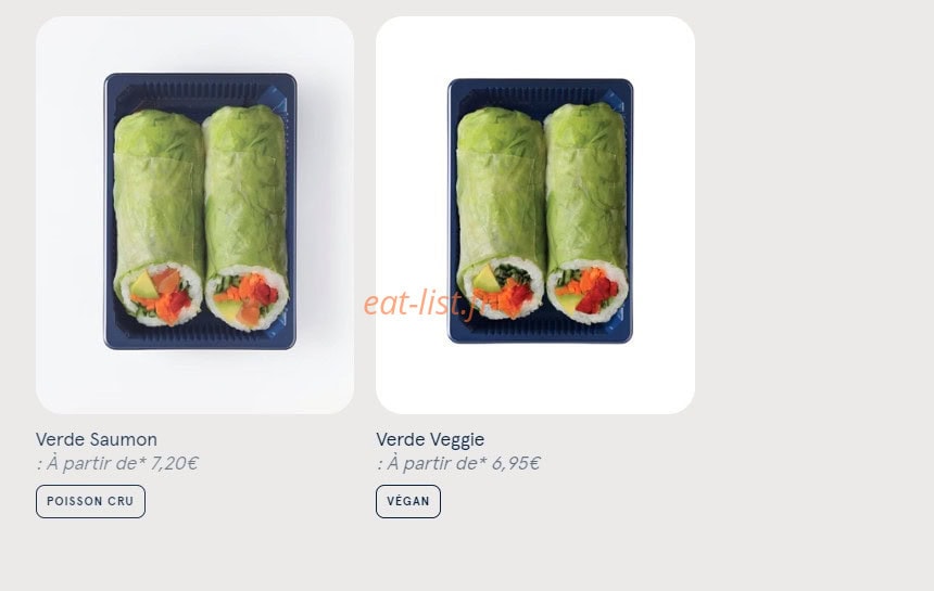 Sushi Daily — carte page 8