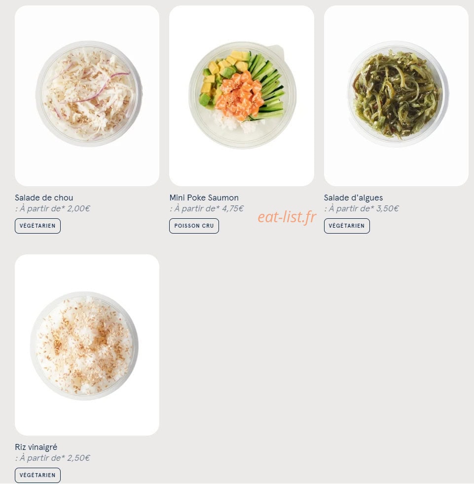 Sushi Daily — carte page 12