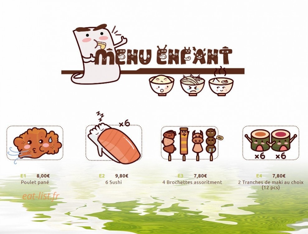 Sushi Gare — carte page 16