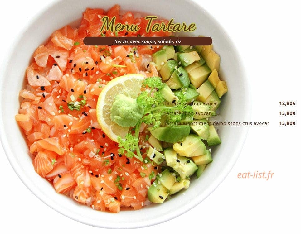 Sushi Gare — carte page 21