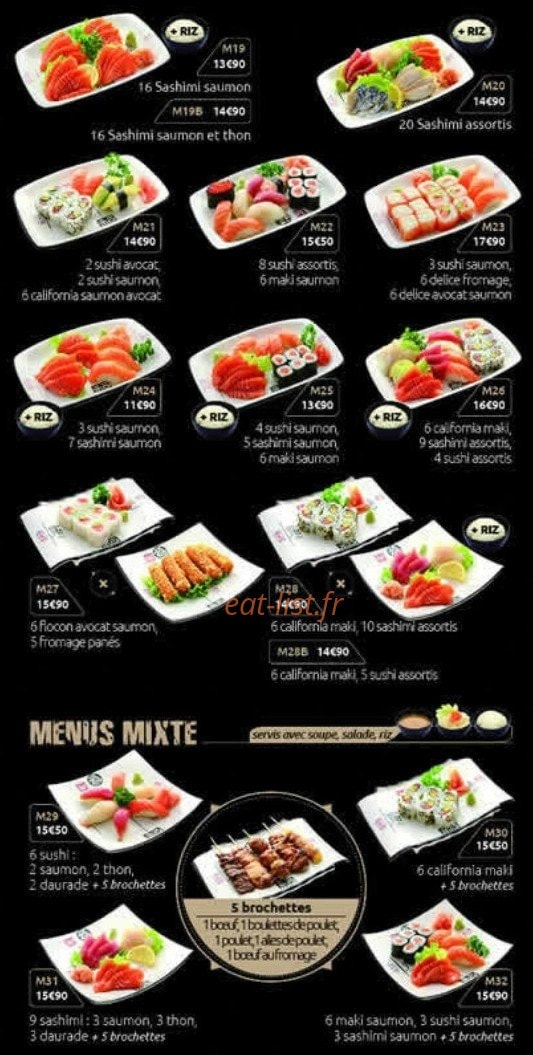 Sushi pot — carte page 2