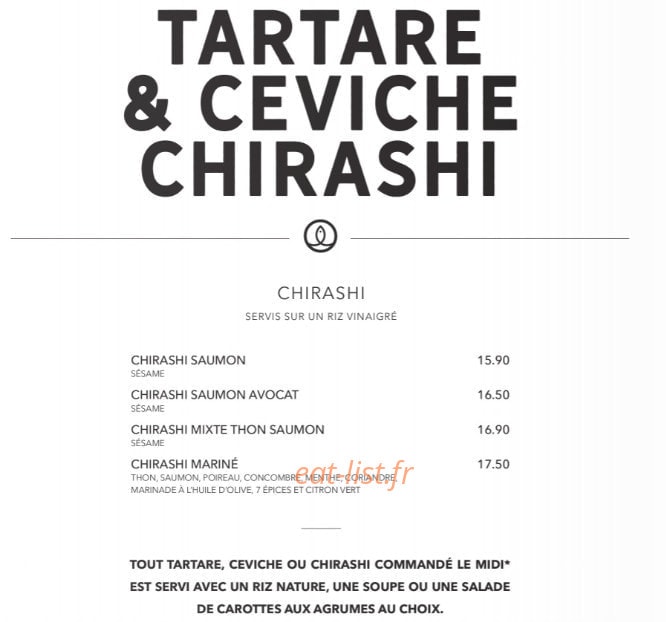 Sushi Shop — carte page 30