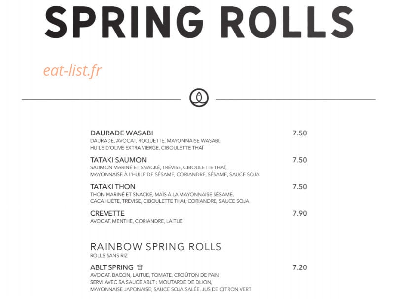 Sushi Shop — carte page 24