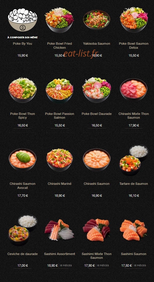 Sushi Shop — carte page 12