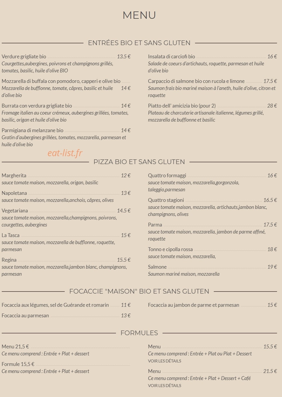 Tasca — carte page 1