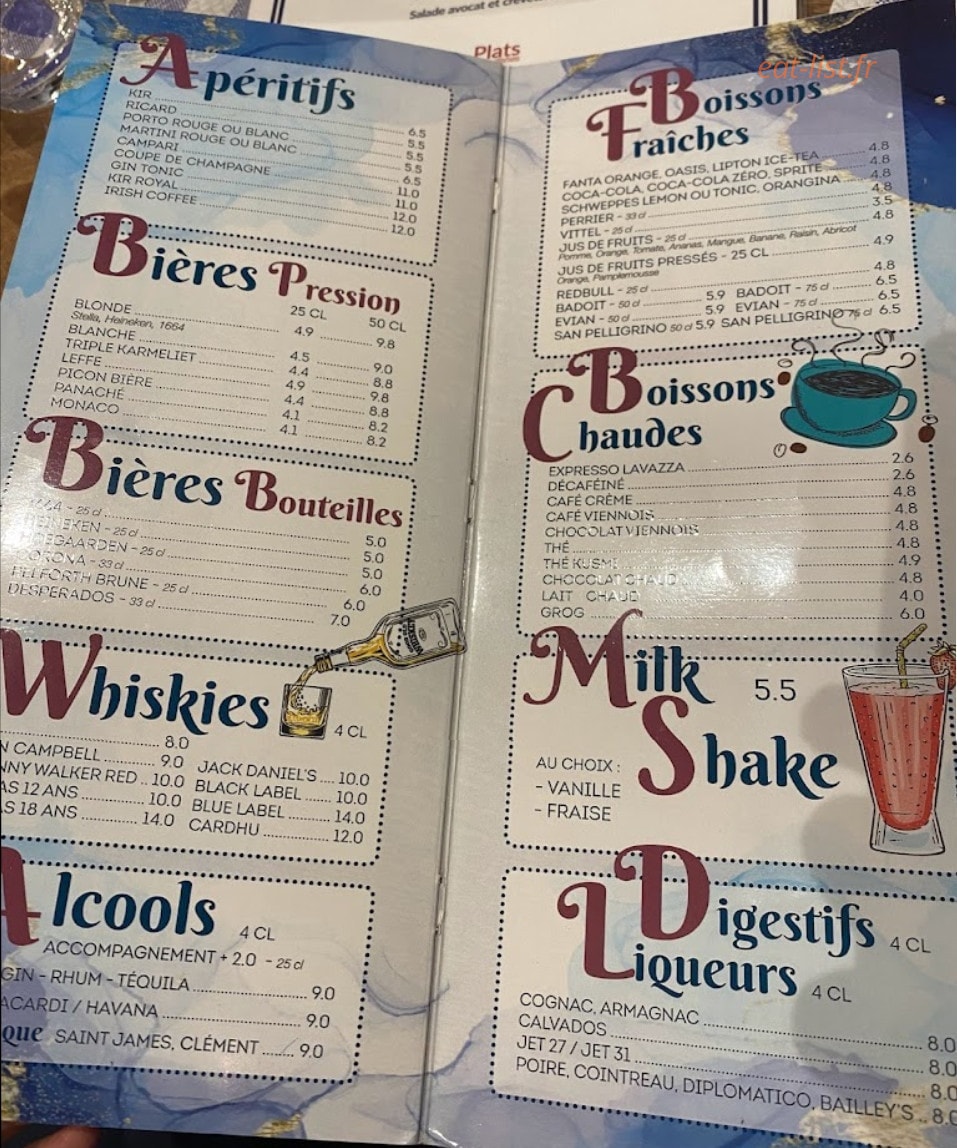 Terry's Café — carte page 2