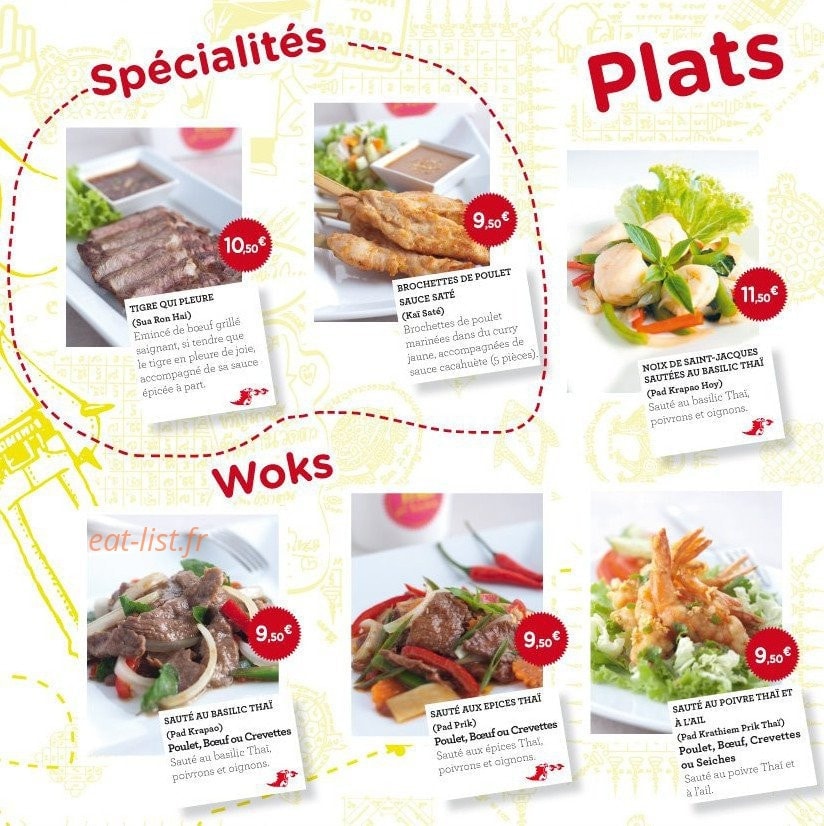 Thaï at Home — carte page 5