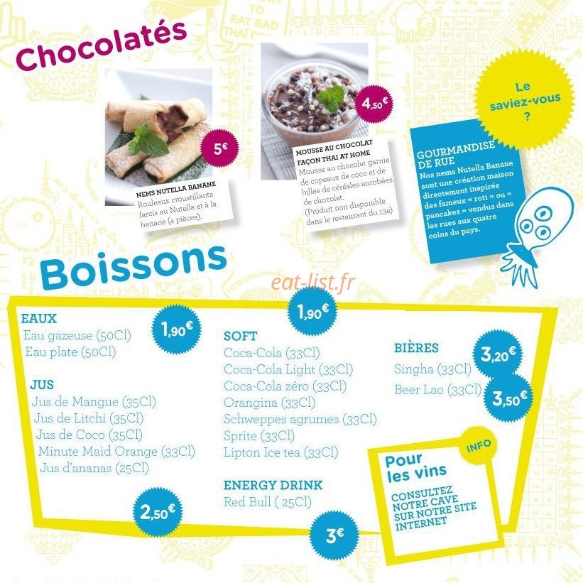 Thaï at Home — carte page 9