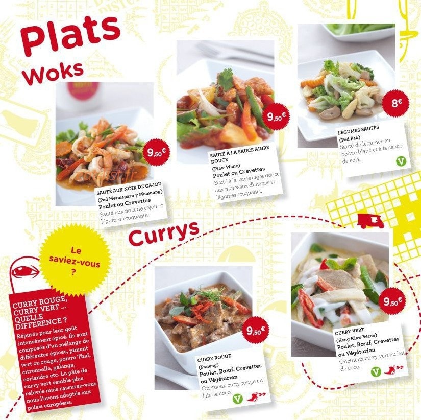 Thaï at Home — carte page 6