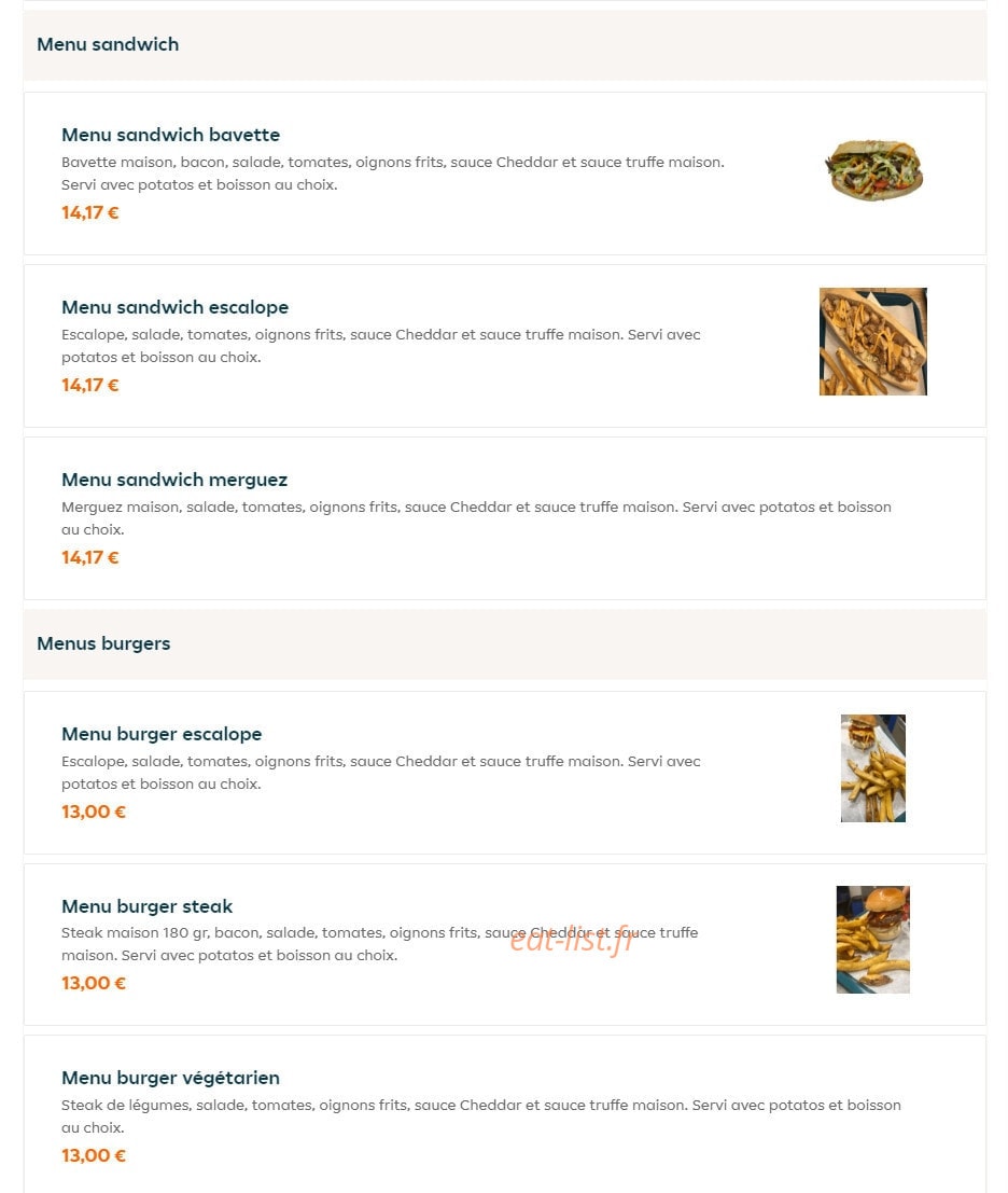 The Chick House — carte page 2