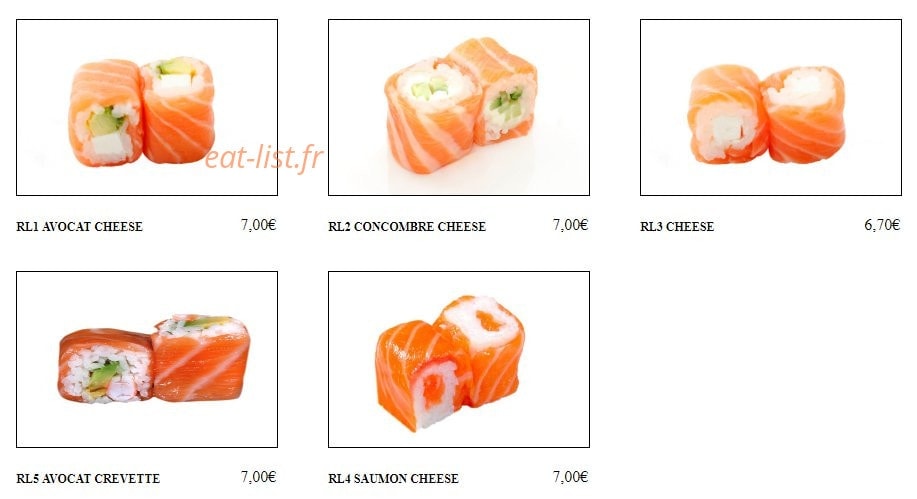 Tokyo Sushi — carte page 11