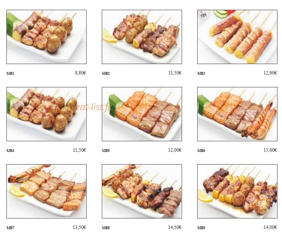 Tokyo Sushi — carte page 2