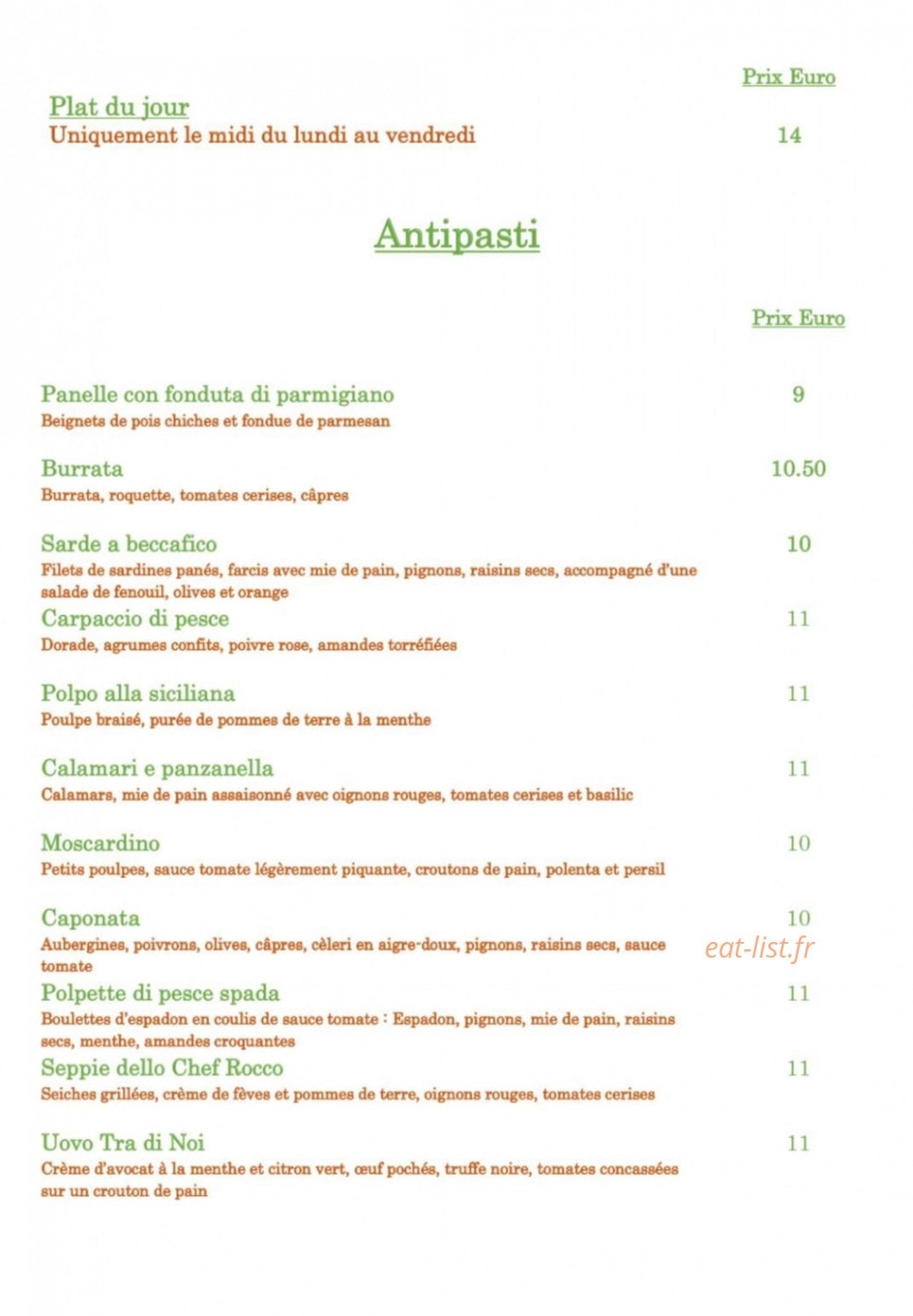 Tra di Noi — carte page 1