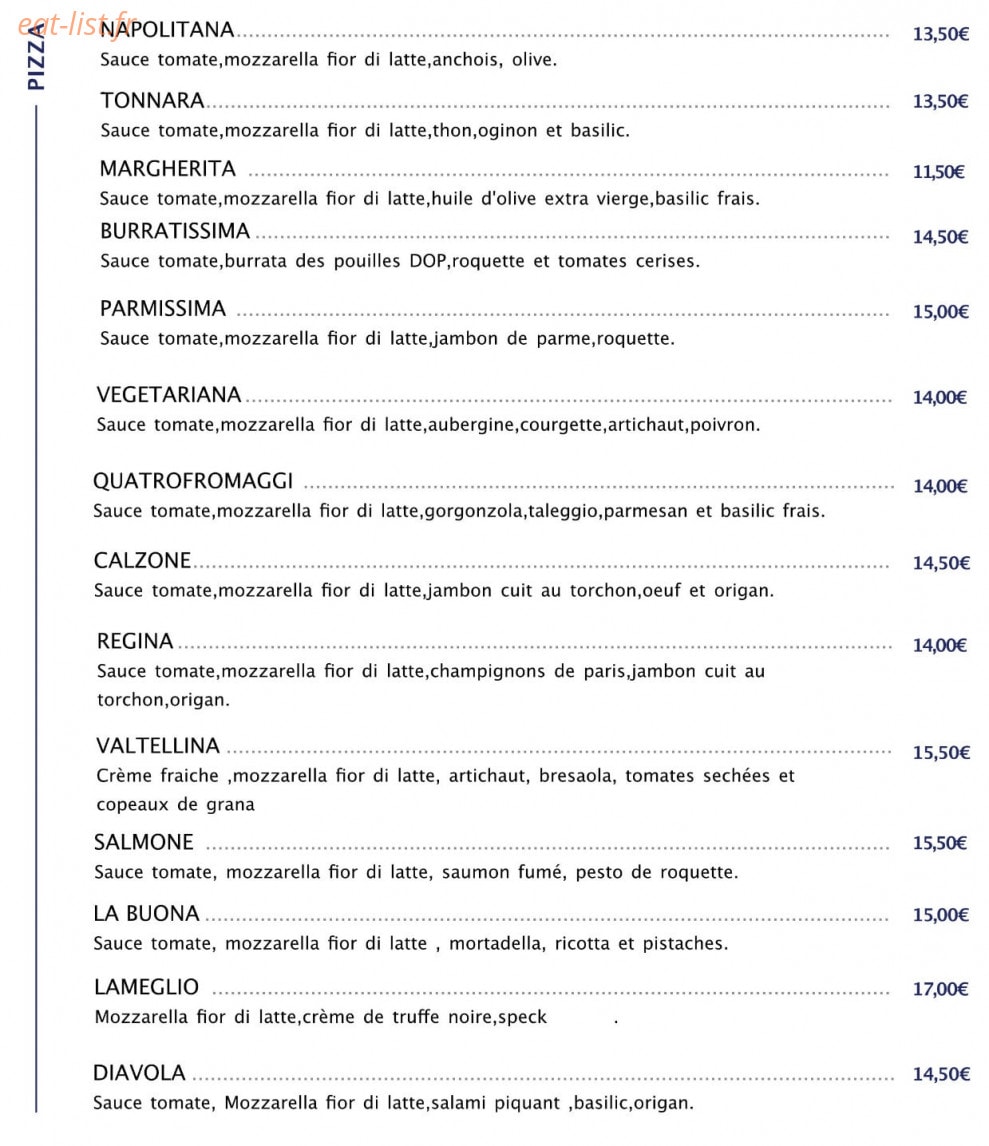 Trattoria Toscana — carte page 4