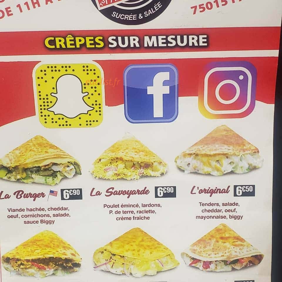 Tu fais ta crêpe — carte page 3