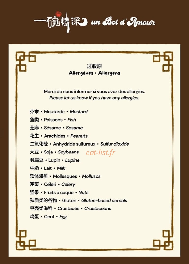 Un Bol d'Amour — carte page 3