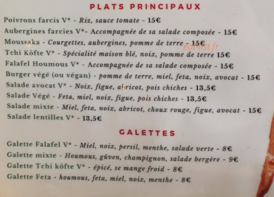 Vege Brancion — carte page 2