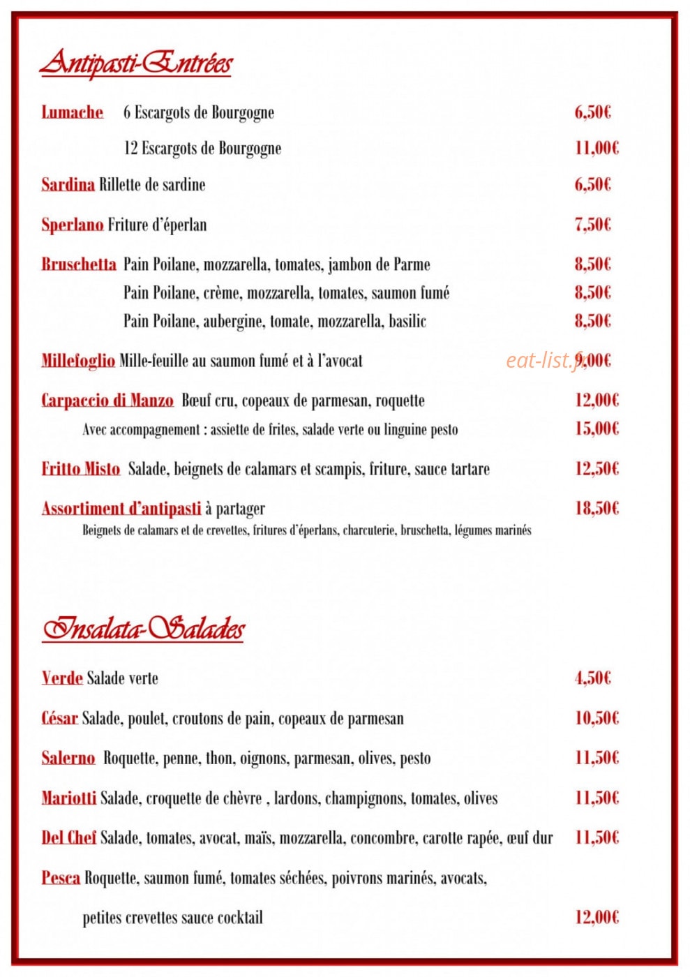 Vernazza — carte page 2