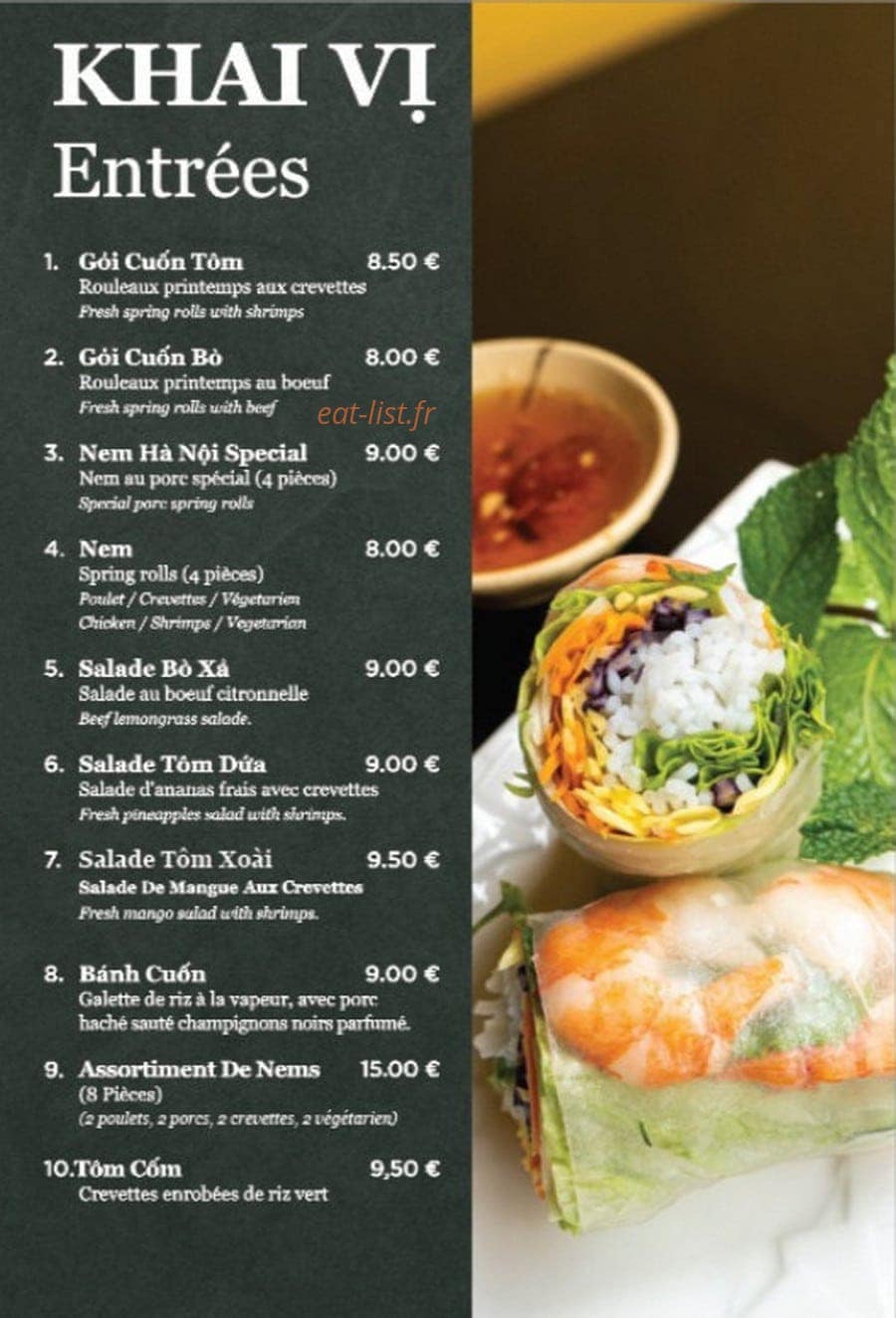 Vi Hanoi — carte page 1