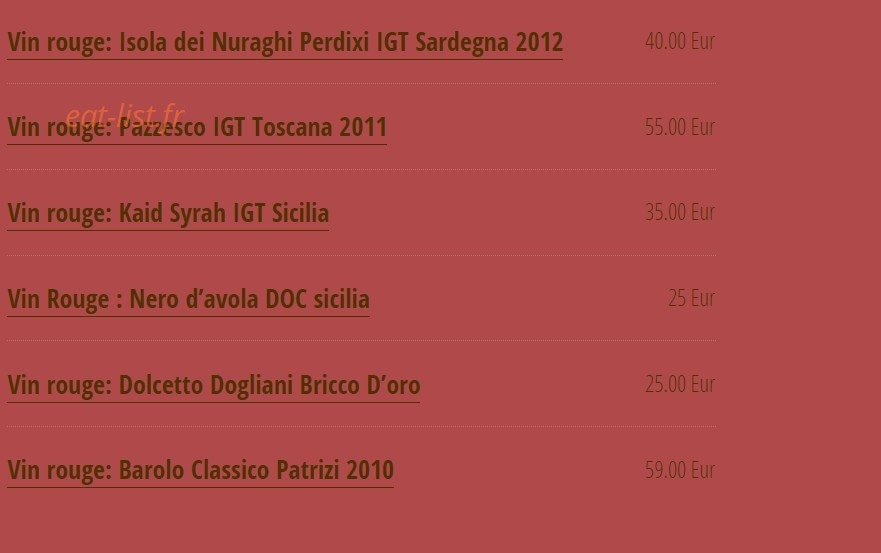Via Del Gusto — carte page 4
