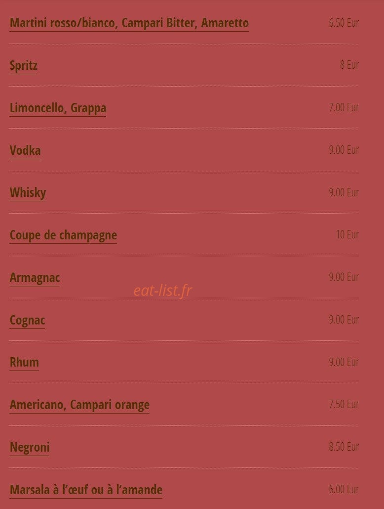 Via Del Gusto — carte page 6