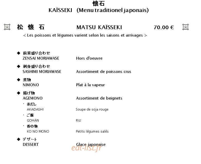 Akasaka — carte page 13