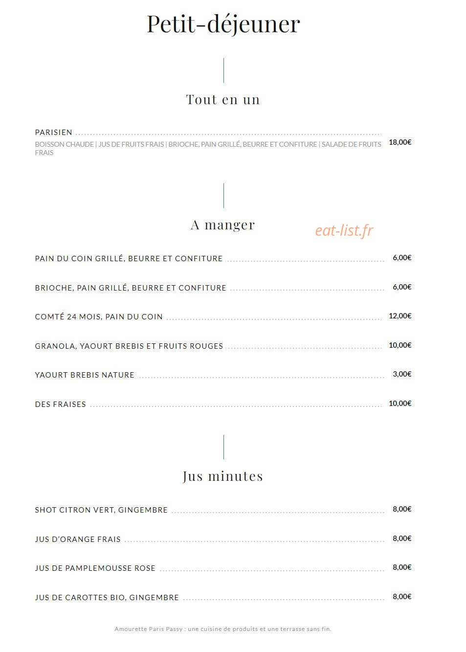 Amourette — carte page 3