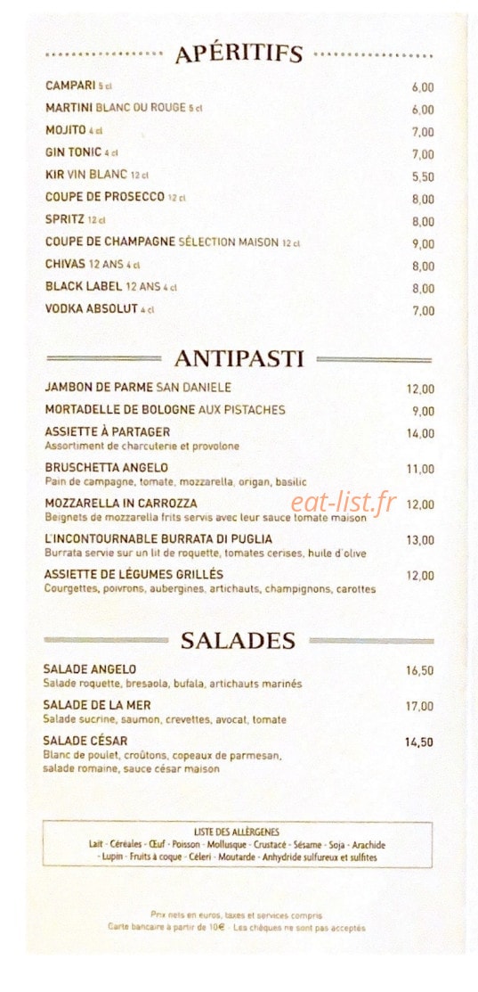 Angelo — carte page 4